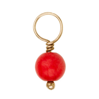 Coral Unfaceted Ball Gemstone