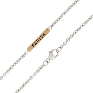 2mm Silver Chain With Gold Bar - Heather B. Moore