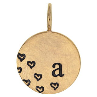 Hearts and Initial Round Charm