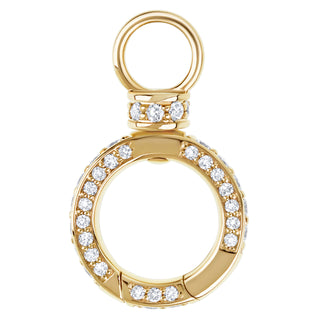 Pavé Round Swivel Diamond Hinge