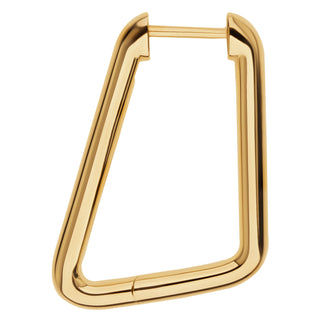 Gold Carabiner Hinge Earrings