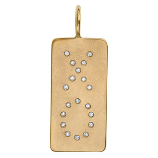 Gold Diamond XO ID Tag