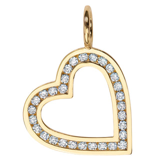 Mini Open Channel Set Heart Charm