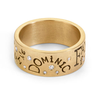 8mm Gold Family Forever Standard Ring