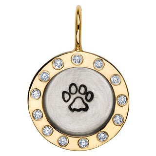 Paw Round Charm