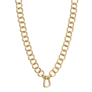 Gold Handmade Circle Hinge Chain