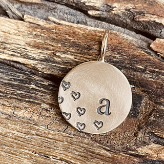 Hearts and Initial Round Charm