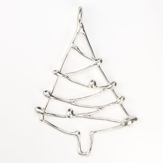 Silver Christmas Tree Ornament